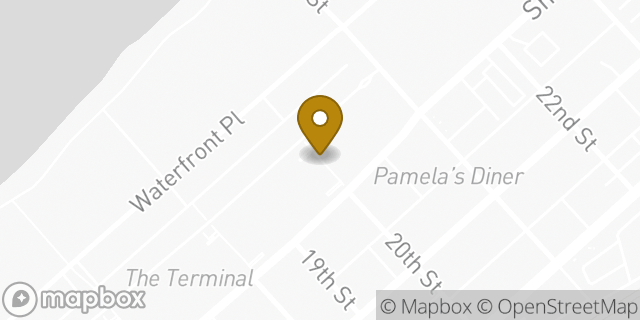 Map showing the location of Amazon Locker - Cortino in Pittsburgh, PA 15222