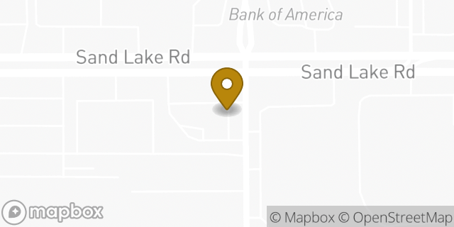 Map showing the location of Fifth Third Bank in Orlando, FL 32809