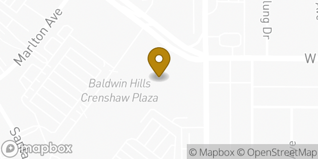 Map showing the location of Amazon Locker - Yangtze in Los Angeles, CA 90008