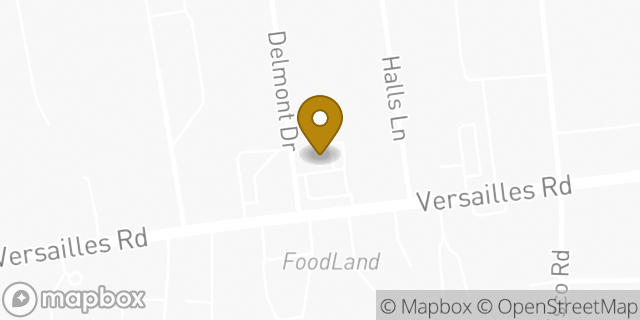 Map showing the location of Amazon Locker - Turban in Lexington, KY 40504