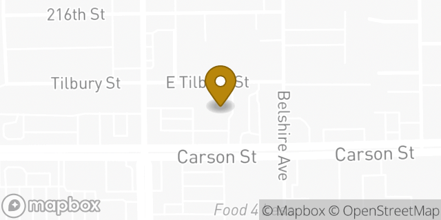 Map showing the location of ATM CVS in Hawaiian Gardens, CA