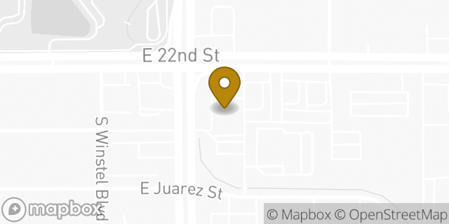 Map showing the location of Walgreens in Tucson, AZ 85711