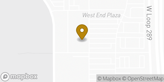 Map showing the location of Bass Pro Shops in Lubbock, TX 79407