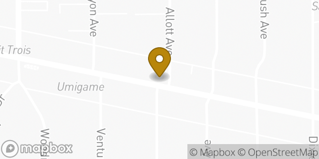 Map showing the location of Starbucks in Los Angeles, CA 91423