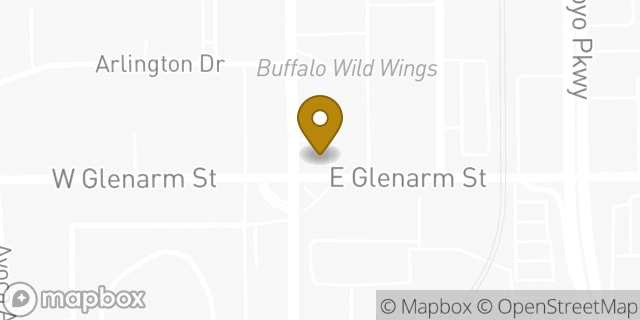Map showing the location of Enterprise Rent-A-Car in Pasadena, CA 91105