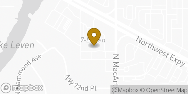 Map showing the location of Amazon Locker - Annuncia in Oklahoma City, OK 73132