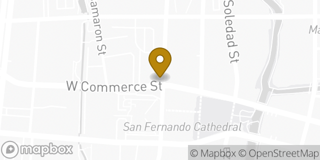 Map showing the location of ATM 7ELEVEN-FCTI in San Antonio, TX 78205
