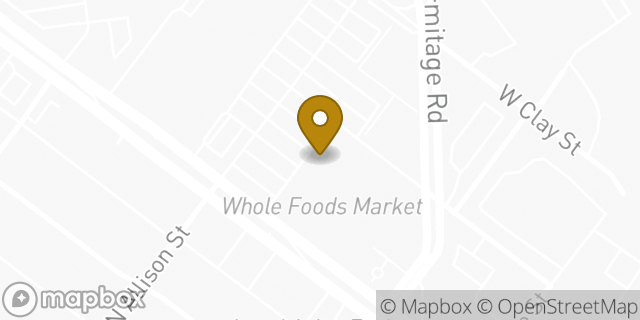 Map showing the location of Whole Foods Market in Richmond, VA 23220