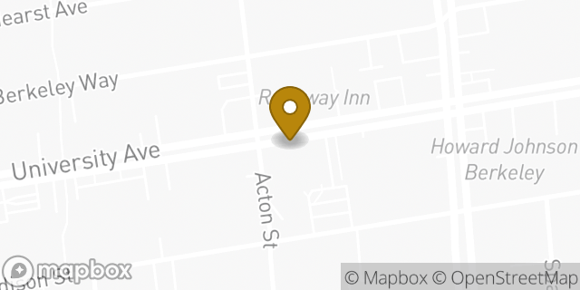 Map showing the location of CVS Pharmacy in Berkeley, CA 94702