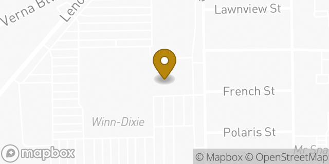 Map showing the location of Marshalls in Jacksonville, FL 32205