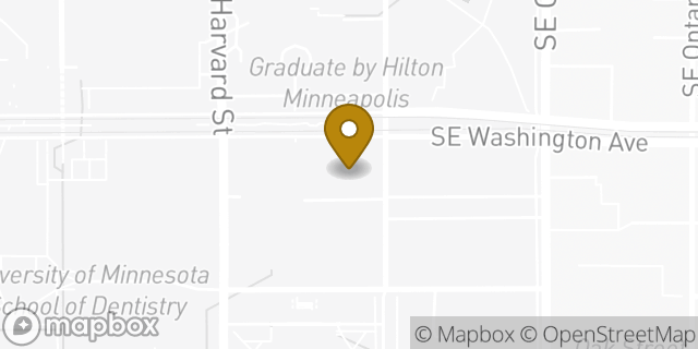 Map showing the location of Walgreens in Minneapolis, MN 55414