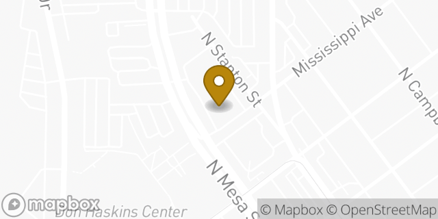 Map showing the location of Chipotle Mexican Grill in El Paso, TX 79902