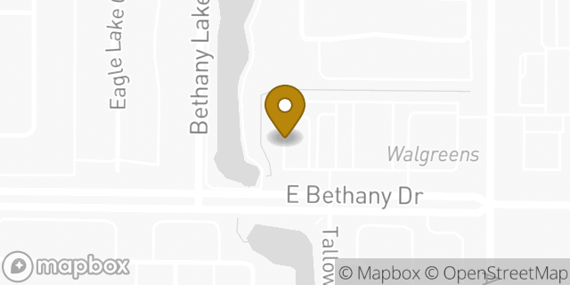 Map showing the location of Sonic Drive In in Allen, TX 75002