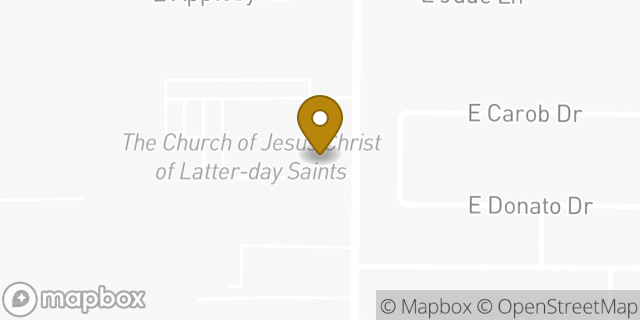 Map showing the location of The Church of Jesus Christ of Latter-day Saints in Gilbert, AZ 85298