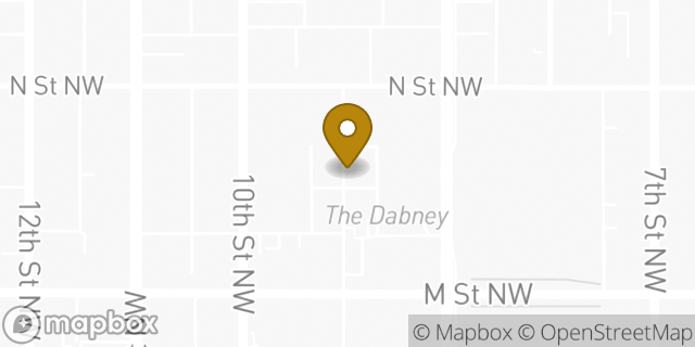 Map showing the location of La Colombe Coffee Roasters in Washington, DC 20001
