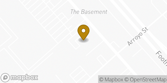 Map showing the location of FedEx ShipSite in Sylmar, CA 91342