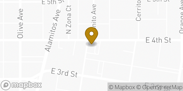 Map showing the location of McDonald's in Long Beach, CA 90802