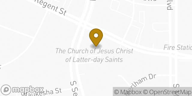 Map showing the location of The Church of Jesus Christ of Latter-day Saints in Madison, WI 53705