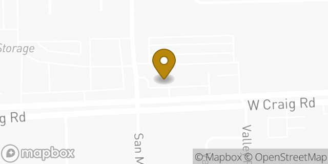 Map showing the location of Papa John's Pizza in North Las Vegas, NV 89032
