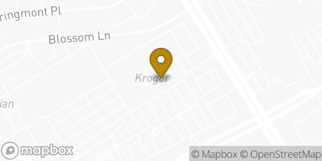 Map showing the location of Kroger in Louisville, KY 40241