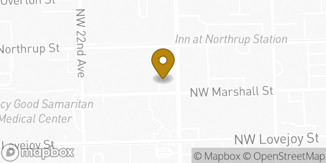 Map showing the location of Amazon Locker - Paddleboat in Portland, OR 97209