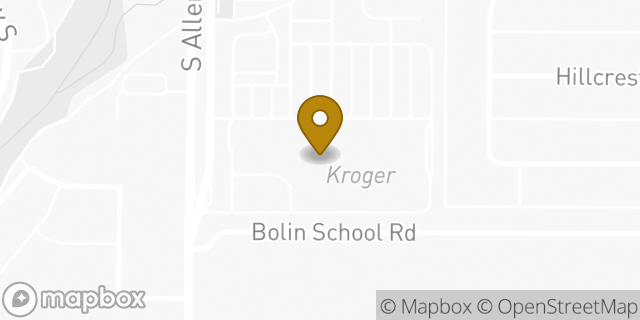 Map showing the location of Kroger in Allen, TX 75002