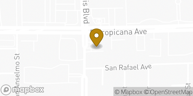 Map showing the location of 7-Eleven in Las Vegas, NV 89122