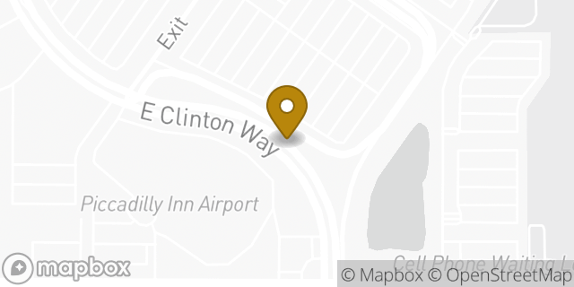 Map showing the location of Hertz Rent A Car in Fresno, CA 93727