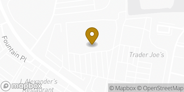 Map showing the location of Starbucks in Nashville, TN 37205