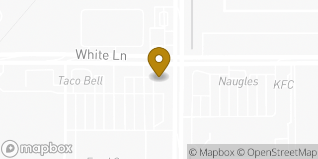 Map showing the location of AutoZone in Bakersfield, CA 93304