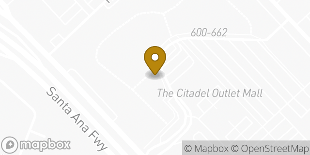 Map showing the location of Sunglass Hut in Commerce, CA 90040