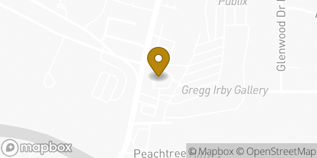 Map showing the location of Bank of America in Atlanta, GA 30305
