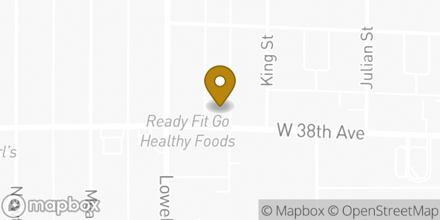 Map showing the location of Panera Bread in Denver, CO 80211