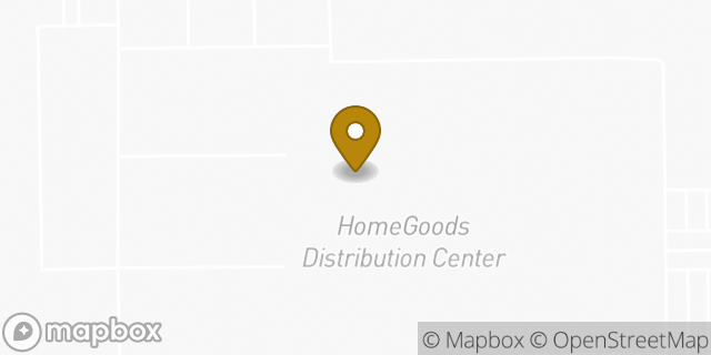 Map showing the location of HomeGoods in Tucson, AZ 85756
