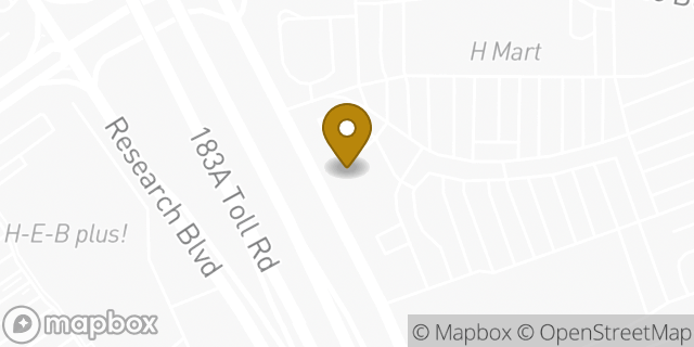 Map showing the location of Chipotle Mexican Grill in Austin, TX 78717