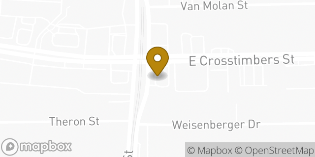 Map showing the location of McDonald's in Houston, TX 77022