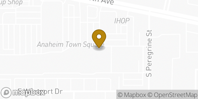 Map showing the location of Amazon Locker - Pride in Anaheim, CA 92806