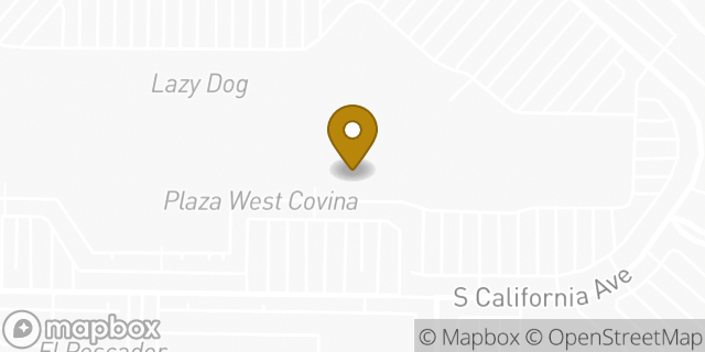 Map showing the location of Foot Locker in West Covina, CA 91790