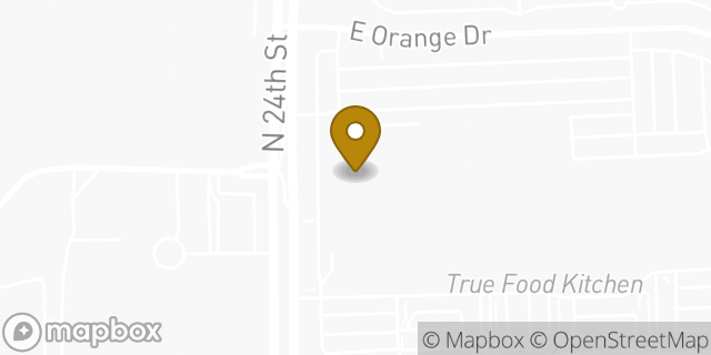 Map showing the location of Starbucks Coffee Company in Phoenix, AZ 85016