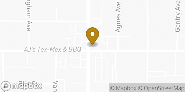 Map showing the location of Starbucks in Valley Village, CA 91607