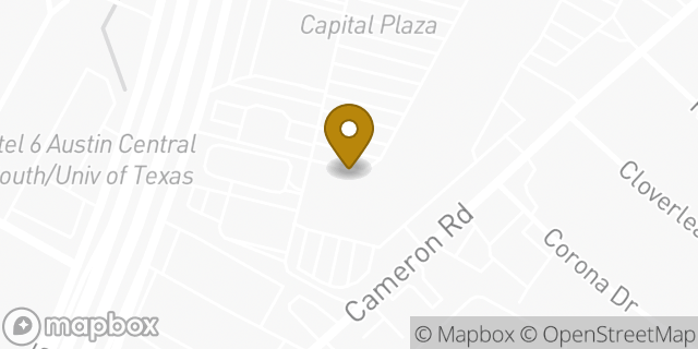 Map showing the location of Amazon Locker - Waist in Austin, TX 78723