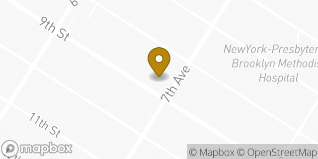 Map showing the location of Small Door Veterinary - Park Slope in Brooklyn, NY 11215
