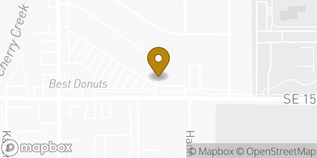 Map showing the location of Amazon Locker - Denominator in Del City, OK 73115