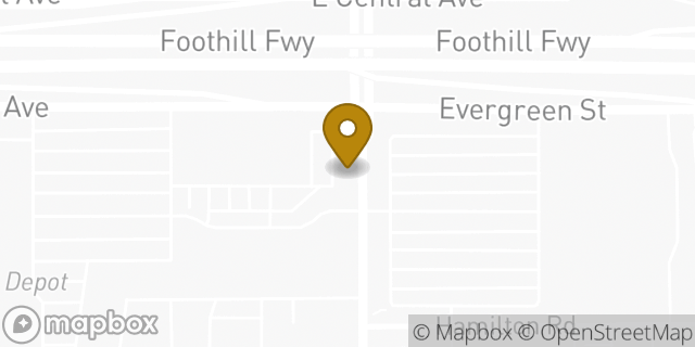Map showing the location of The Home Depot Rental in Monrovia, CA 91016