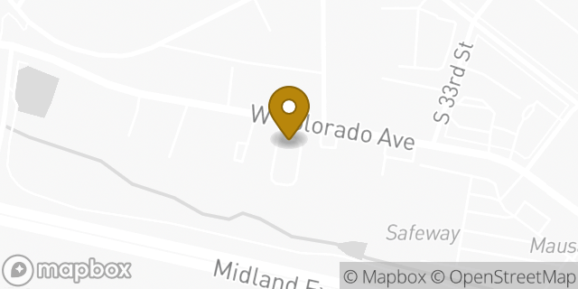 Map showing the location of Sonic Drive In in Colorado Springs, CO 80904
