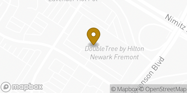 Map showing the location of Amazon Locker - Koala in Newark, CA 94560