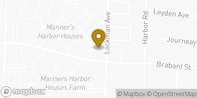 Map showing the location of Amazon Locker - Glastonbury in Staten Island, NY 10303