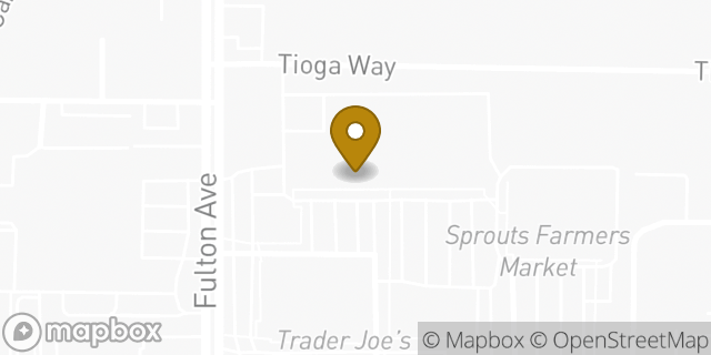 Map showing the location of TJ Maxx in Sacramento, CA 95821