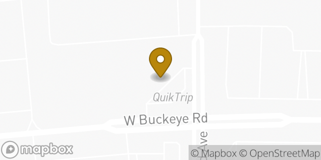 Map showing the location of QuikTrip Store #422 8302 W Buckeye Rd in Tolleson, AZ 85353