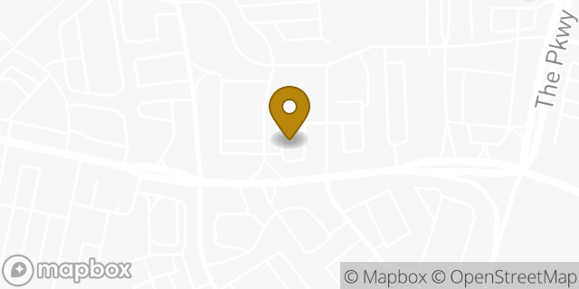 Map showing the location of Starbucks Coffee Company in Greenville, SC 29615